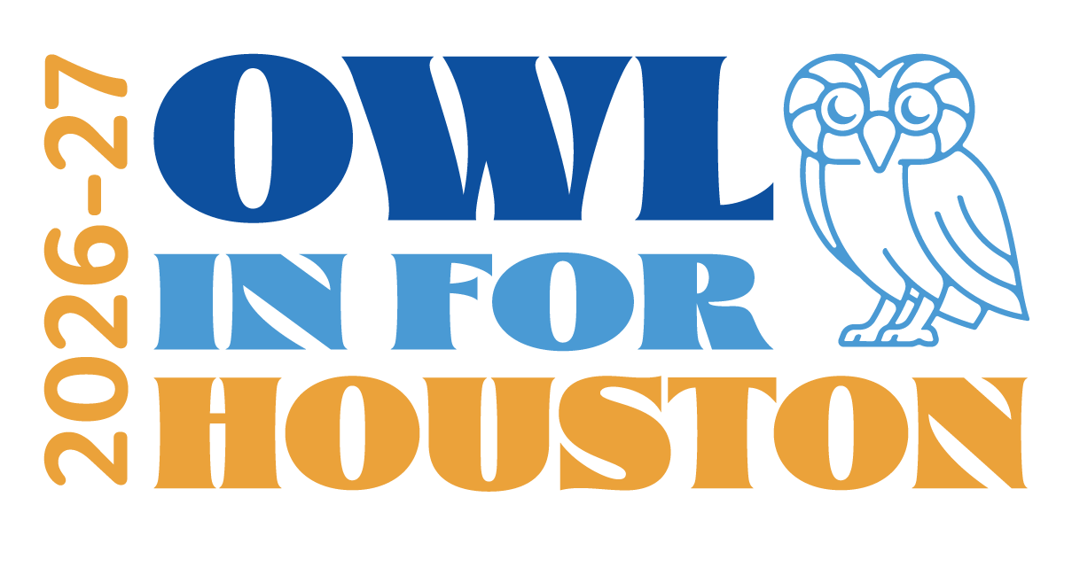 Owl In For Houston Campaign Logo